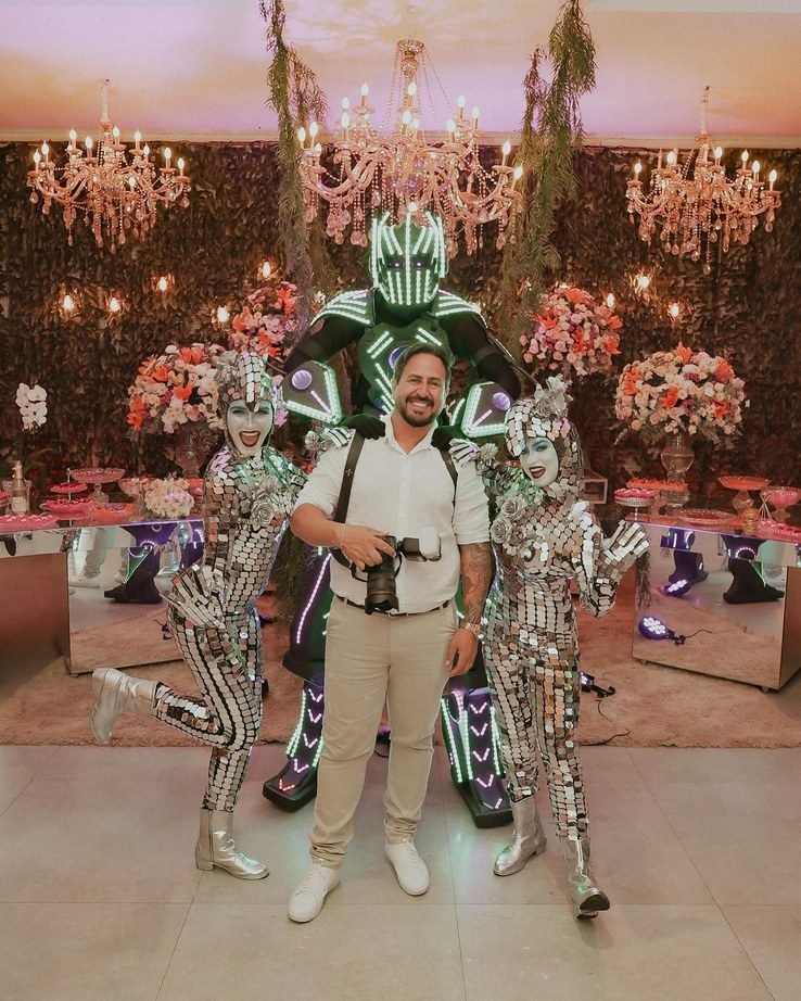 Maiquel Rizzi em ação durante um evento